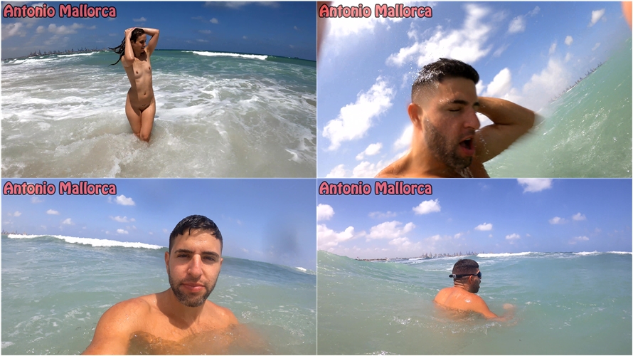 Antonio Mallorca - Having Fun With Cherry On A Nude Beach