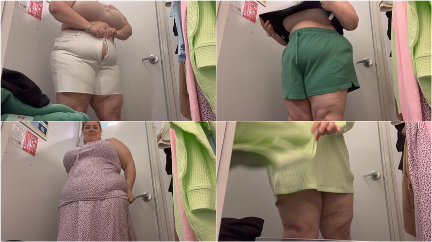 Chloe BBW - Fat in the fitting room