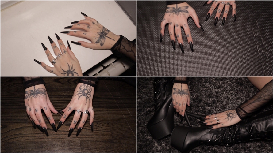 Duyma - Touching surfaces with my long nails