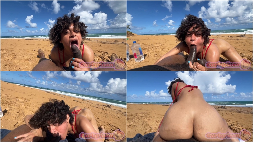 Curlyrican - Sex on The Beach With a Big Dick